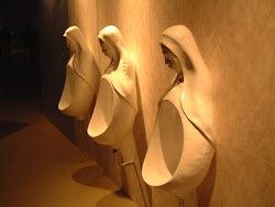 Nun urinals, makes it hard to piss