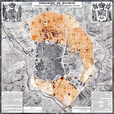 Blog De Geografía Del Profesor Juan Martín Martín El Ensanche De Madrid Por Carlos María Castro