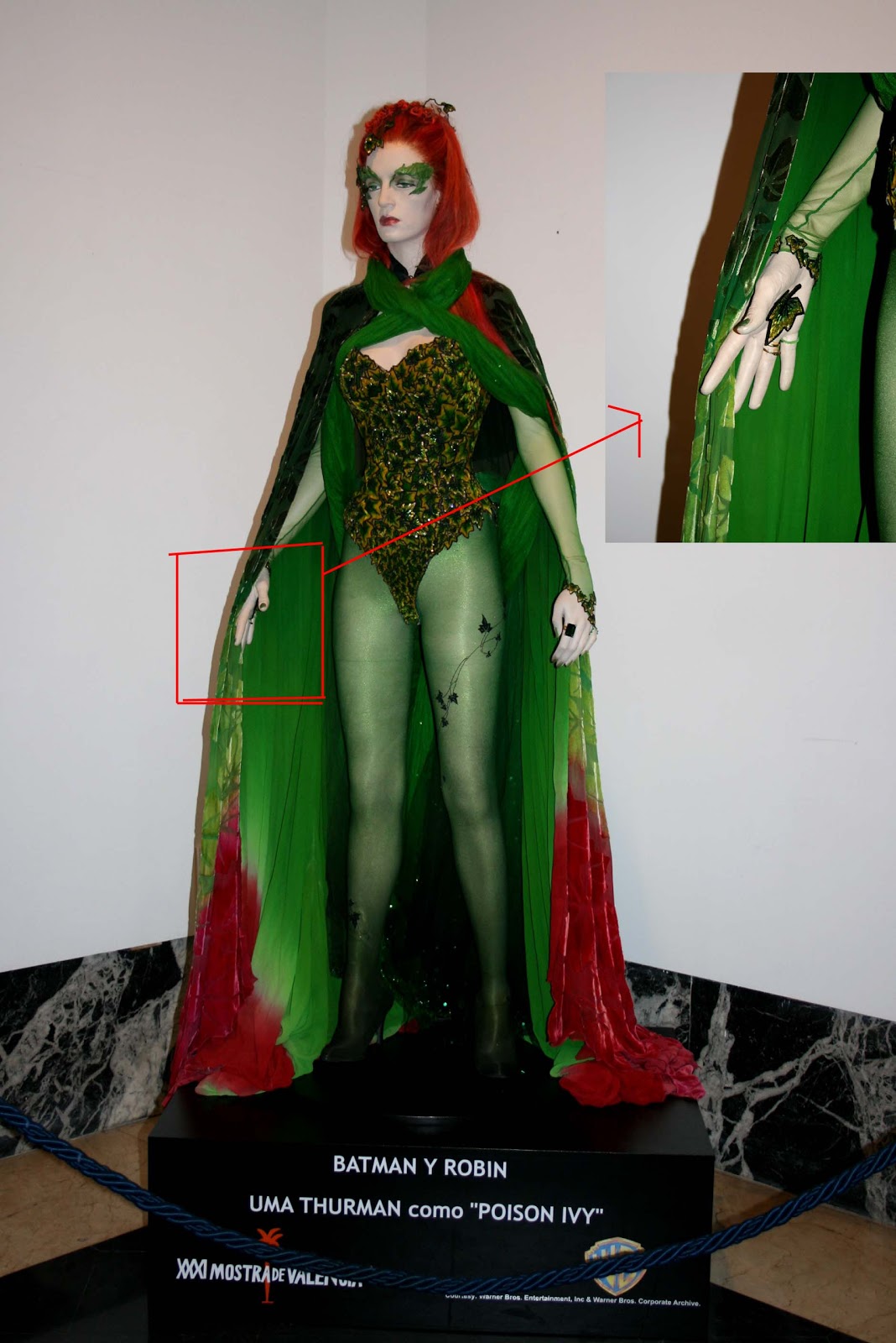 Uma Thurman Poison Ivy Costume.