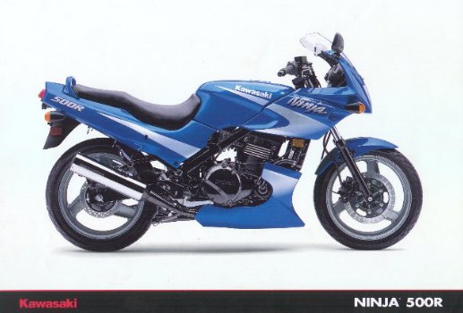 2004 kawasaki ninja 500r blue book