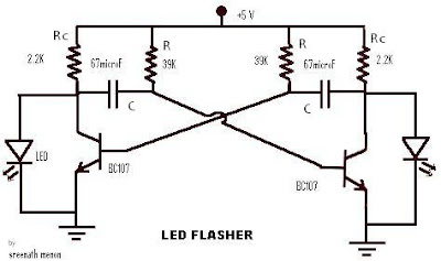 Electronic Hobby Projects: LED Flasher