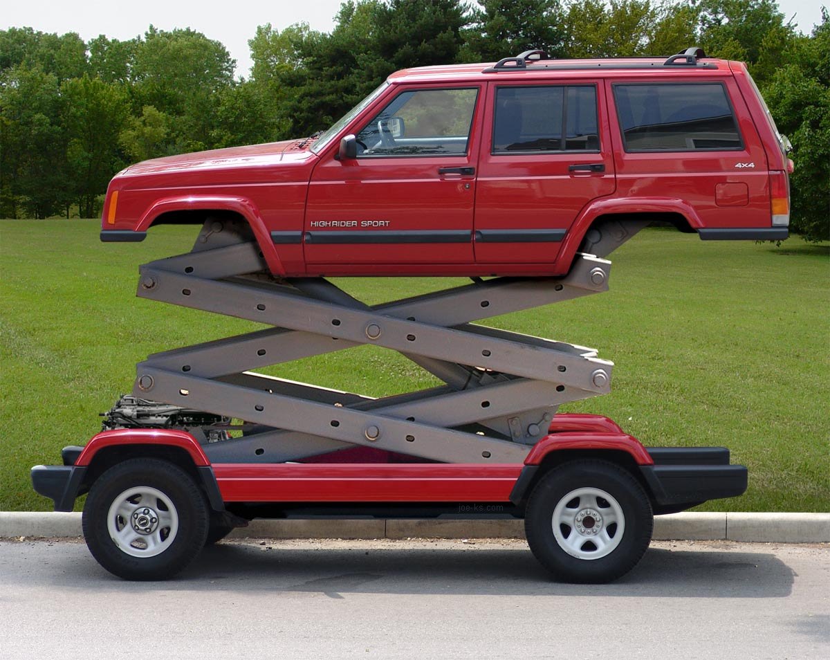 Jeep Cherokee Scissor Lift