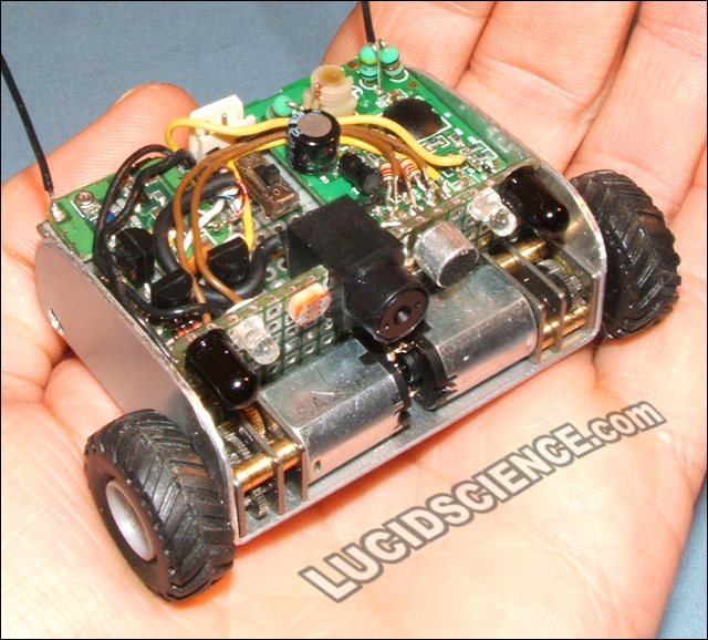 Lucid Science Electronics from the Fringe Micro Spy Robot DIY