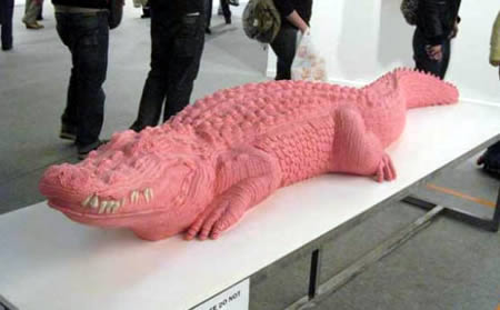 chewing gum sculptures art