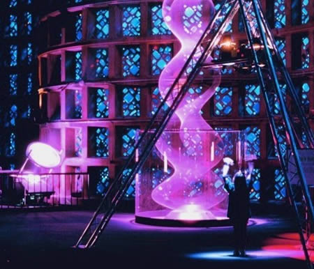 lighted sculpture