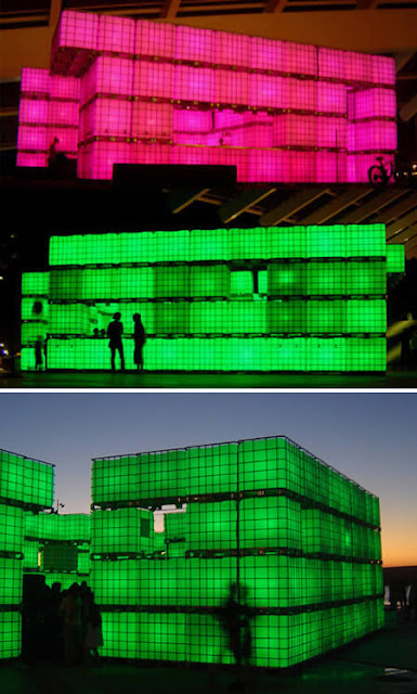 led light sculpture
