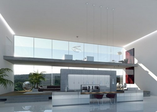 Casas Minimalistas y Modernas: COCINAS EXTENSAS