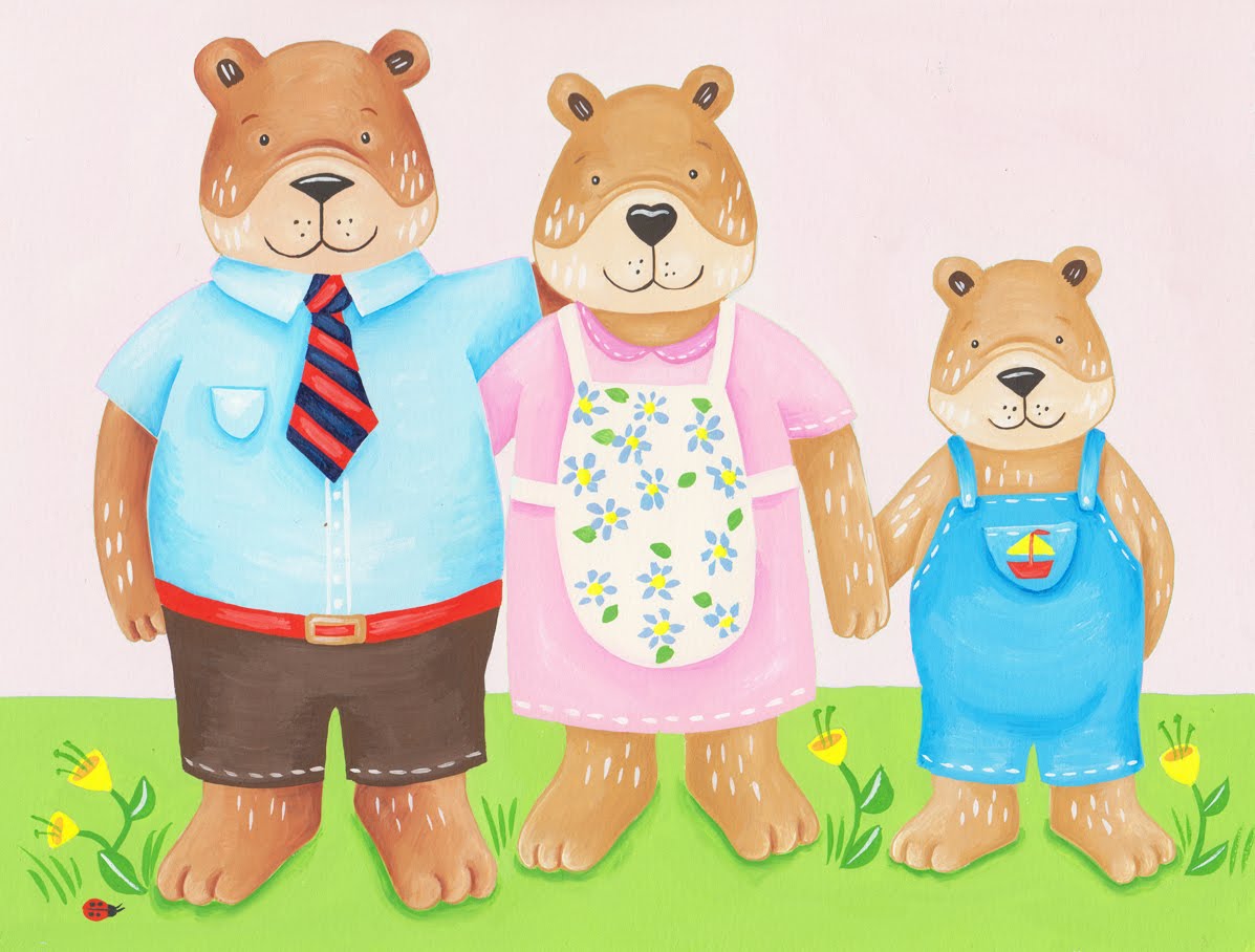 Том три медведя. Три медведя. Семья медведей для детей. Три медведя иллюстрации. Семья три медведя.