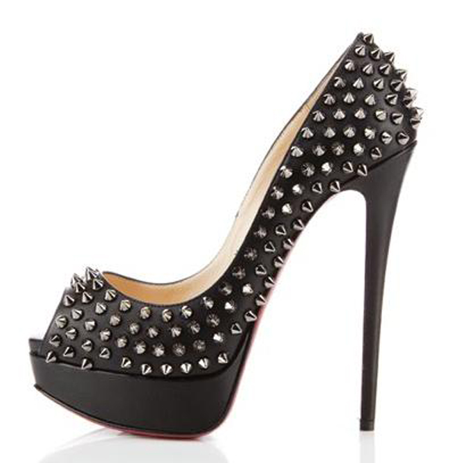 Best heels : Louboutin's Lady Peep 150 - 6 inches heels