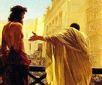 Yahshua with Pilate