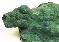 Malachite, copper ore