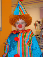 clown, Tapanga, dressed up, Cook Children's Hospital