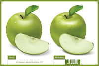 Уроки Adobe Illustrator: рисуем зеленое яблоко с помощью сетчатого градиента