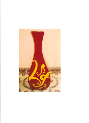 MANUEL VILCHEZ: JARRONES DE MADERA CON DISEÑO