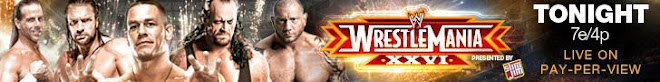 WrestleMania XXVI Live Stream