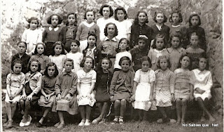 Candelarias en la escuela 1942