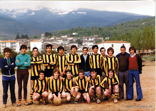 Equipo de futbol de Candelario Salamanca de mediados de los 70