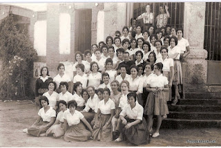 La sección femenina en el albergue de Candelario Salamanca