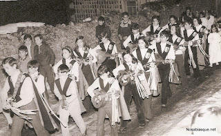 Cabalgata de Reyes en Candelario Salamanca con la rondalla años 70