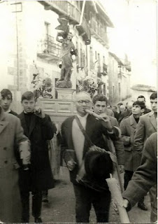 Candelario Salamanca procesión de San Sebastian