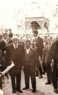 Candelario Salamanca la procesion del Cristo del Refugio años 60