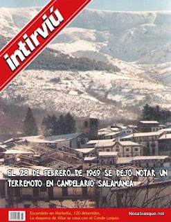 Terremoto en Candelario Salamanca