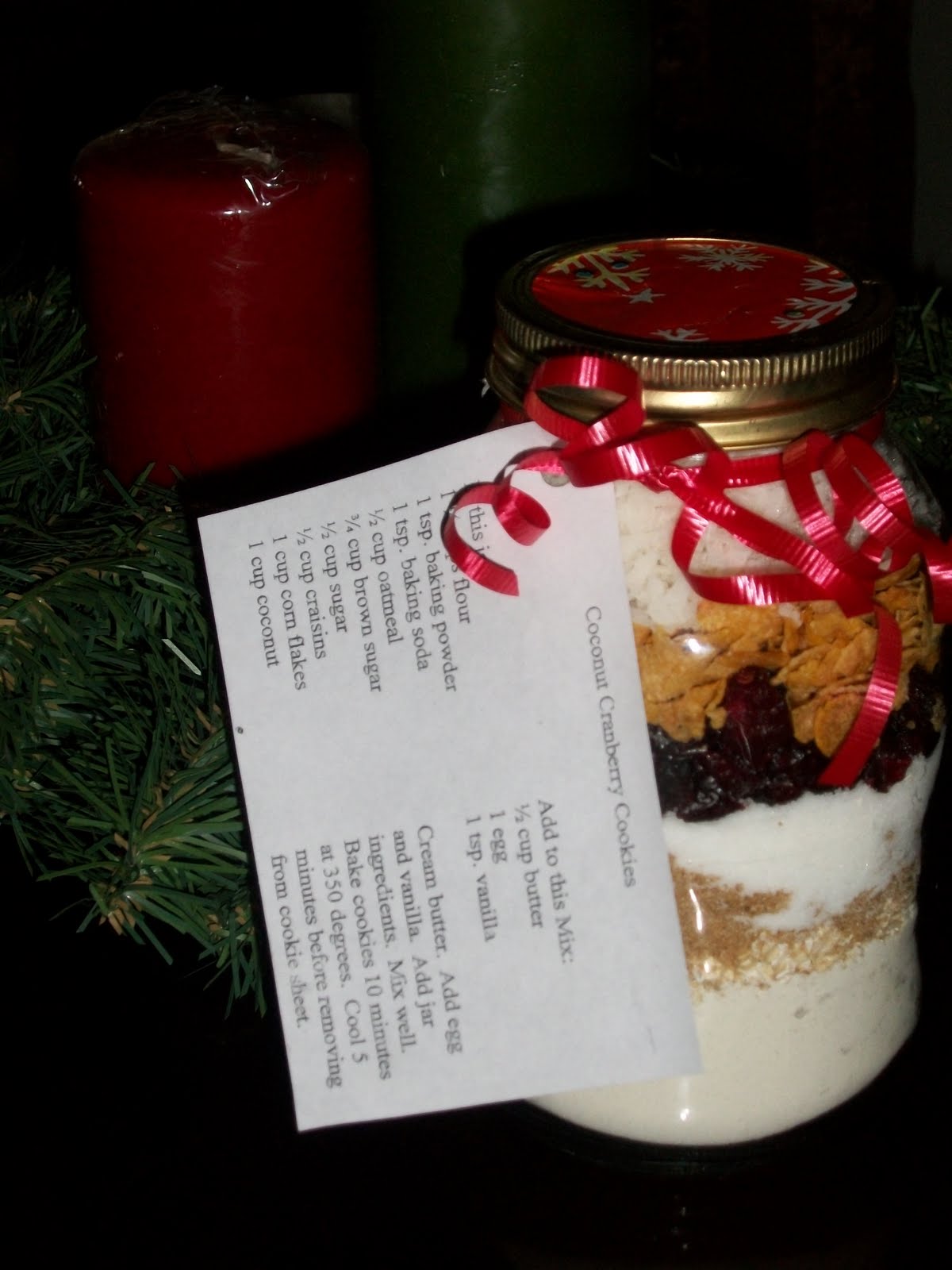 Paula&amp;#39;s Bread: Coconut Cranberry Cookies in Jar!
