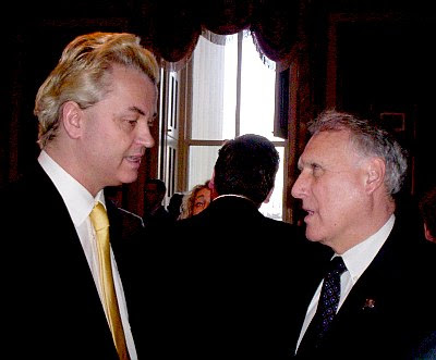 Geert Wilders and Sen. John Kyle in the LBJ Room