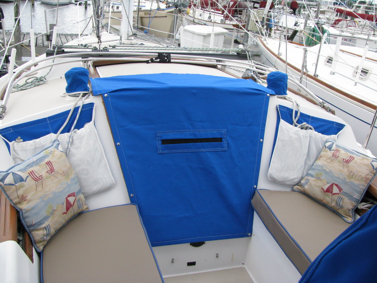 Creative Drapery Designs and Full Moon Canvas Co. Boat Canvas Work