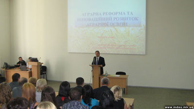 Открытая лекция министра аграрной политики Украины в НГАУ