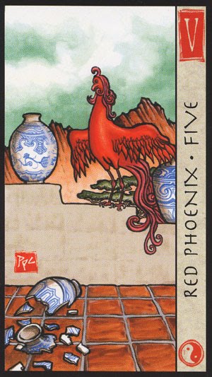 Tarot Feng Shui: Cinco Fénix Rojo