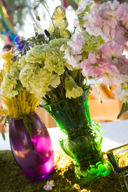 Mismatched Vases...for wedding decor