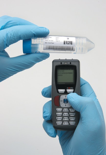 Lab equipment how to create 2d barcode labels for laboratory samples 