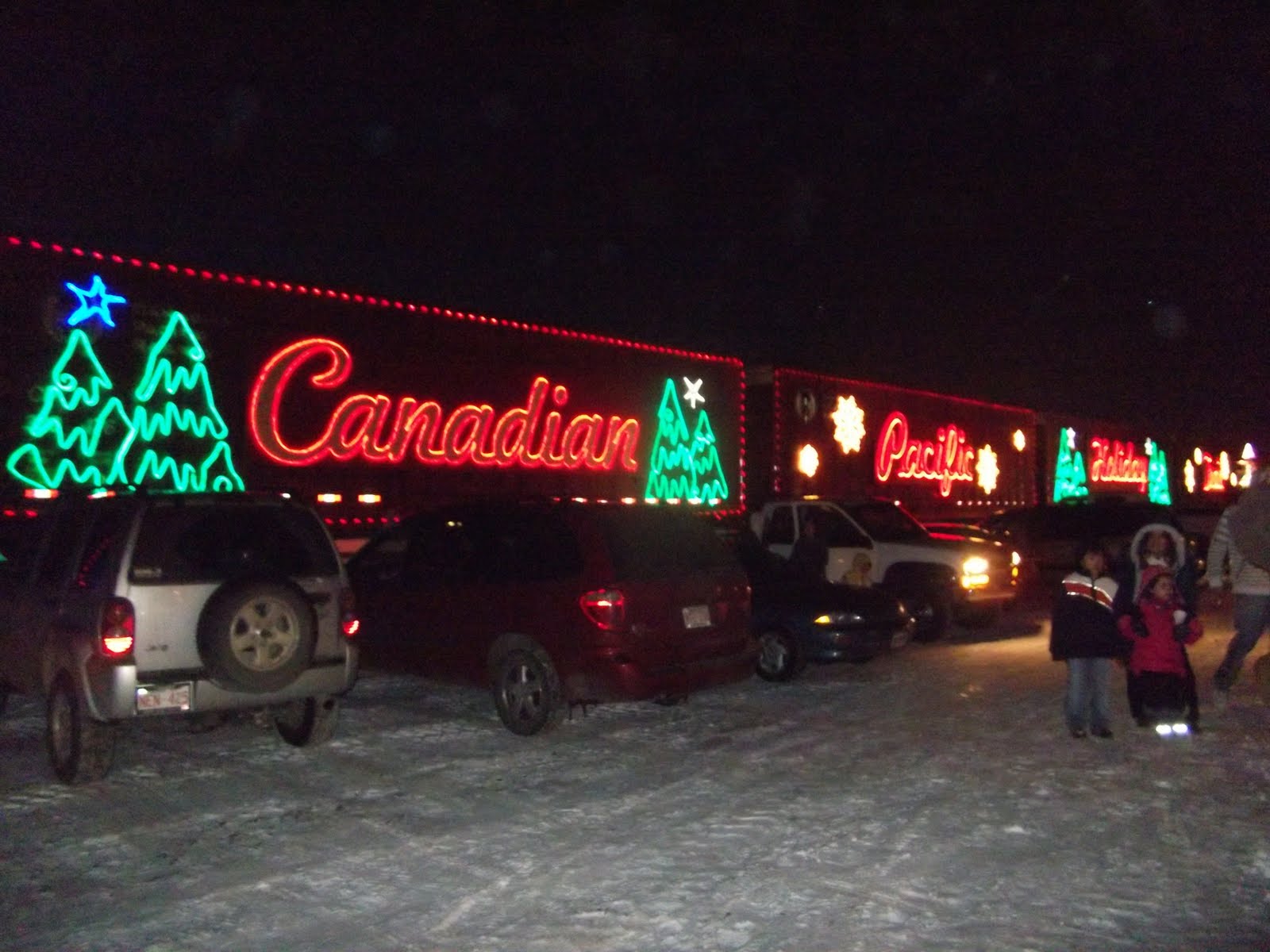 Little Leonards on the Prairie Canadian Pacific Railway Holiday Train....