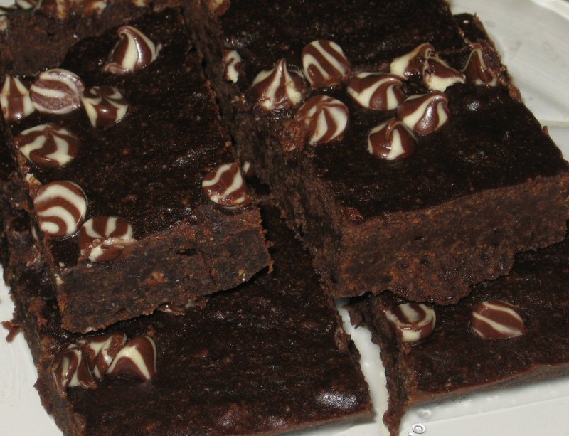Black Bean Agave Whole Wheat Brownies Recipe