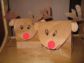 I Blame My Mother: Reindeer Snack/Gift Bags