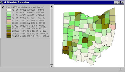 Map Variance: Bivariate Choropleth Maps