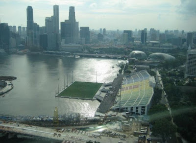 the floating stadium of singapore @ strange world