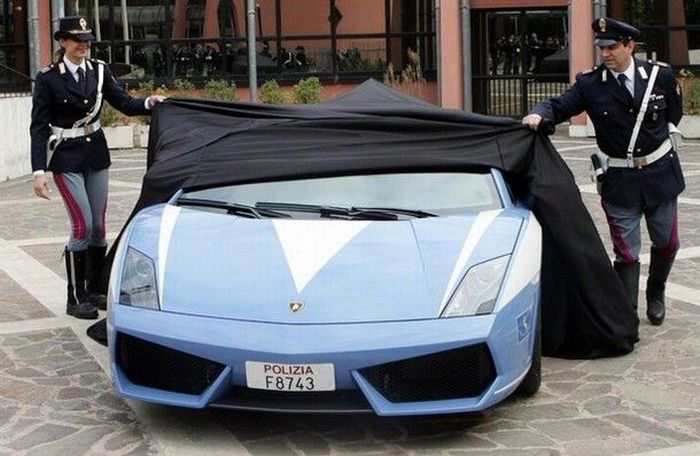 Lamborghini Gallardo 2004 полиция Италии