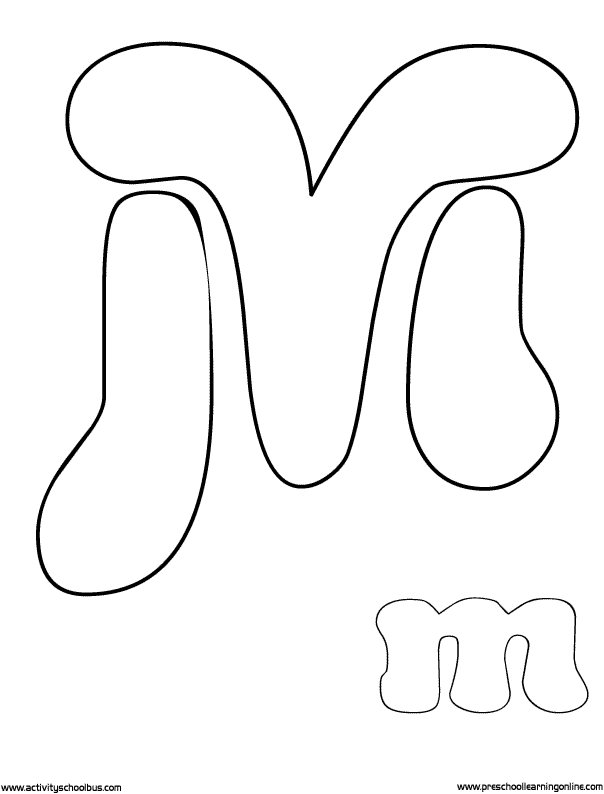 m bubble printable coloring pages - photo #23