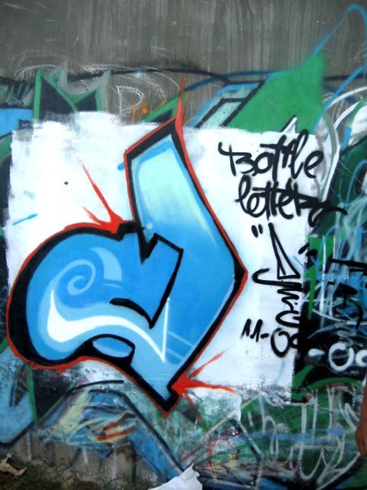 Graffiti Mawor Indilabel Bubble Letters D In The Year 2011