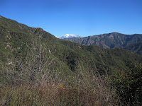 View east toward Glendora Mt. and Mt. Baldy