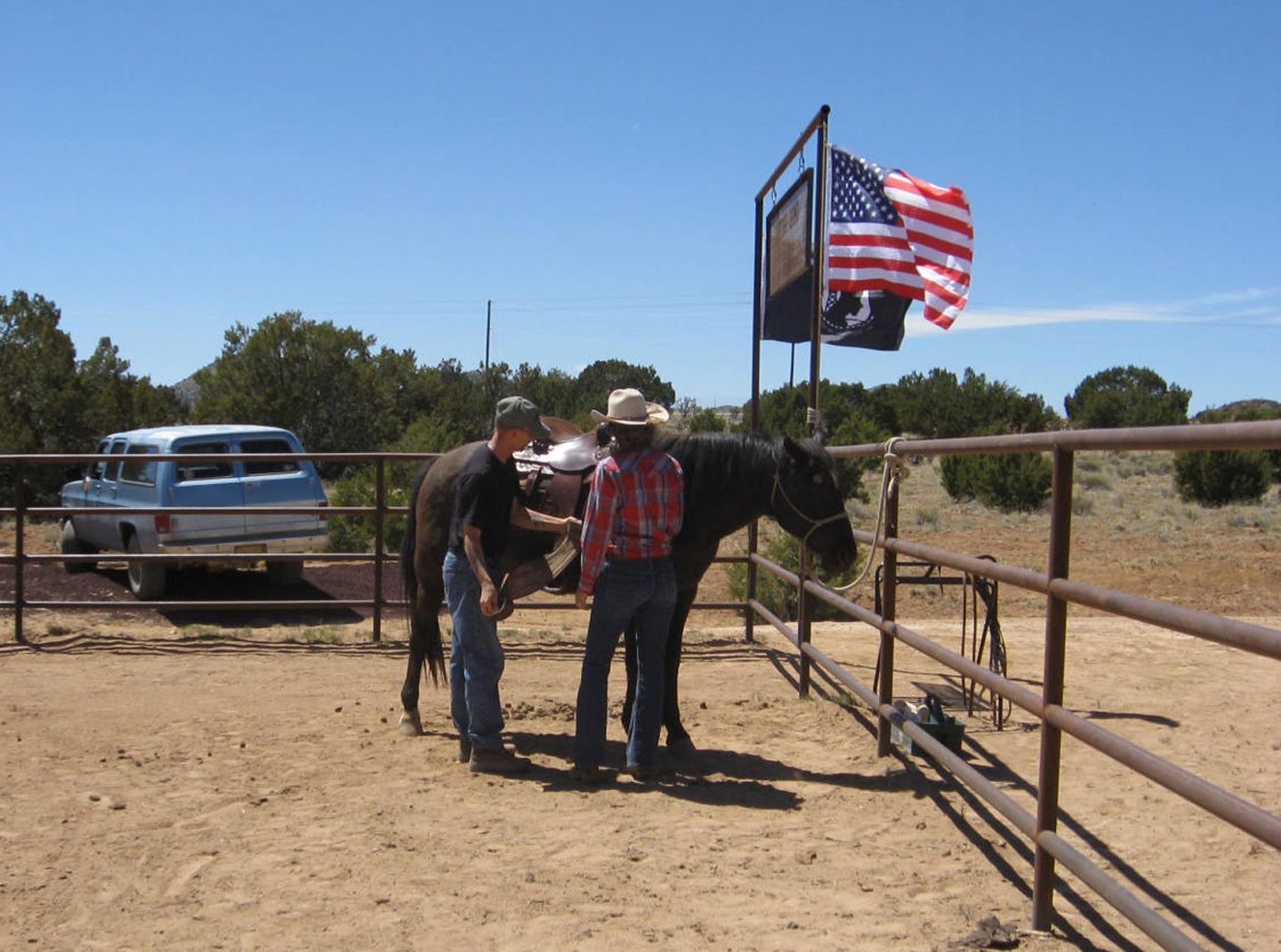 HORSES FOR HEROES New Mexico Cowboy Up! 5057982535 US Army Wounded