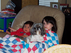 T.V. time with Sis and the Dog