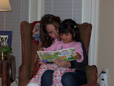 Reading a book with Mommy