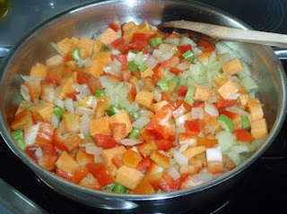 sofrito para el arroz con romanescu