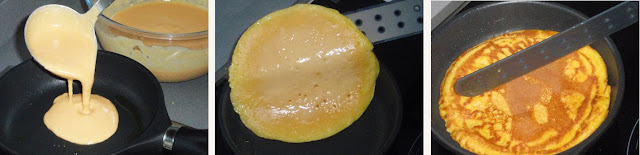 elaboración de las tortitas de calabaza