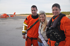 US Coast Guard rescue swimmers ready to launch