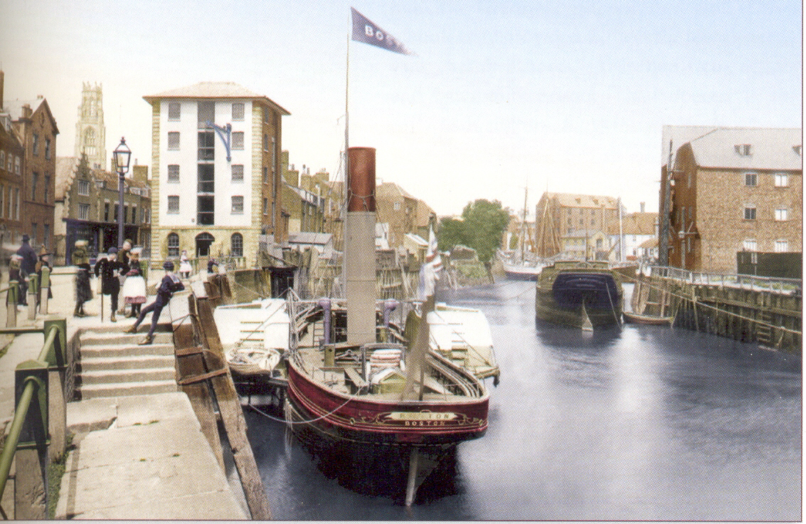 Old Boston Pleasure boats and Steamers