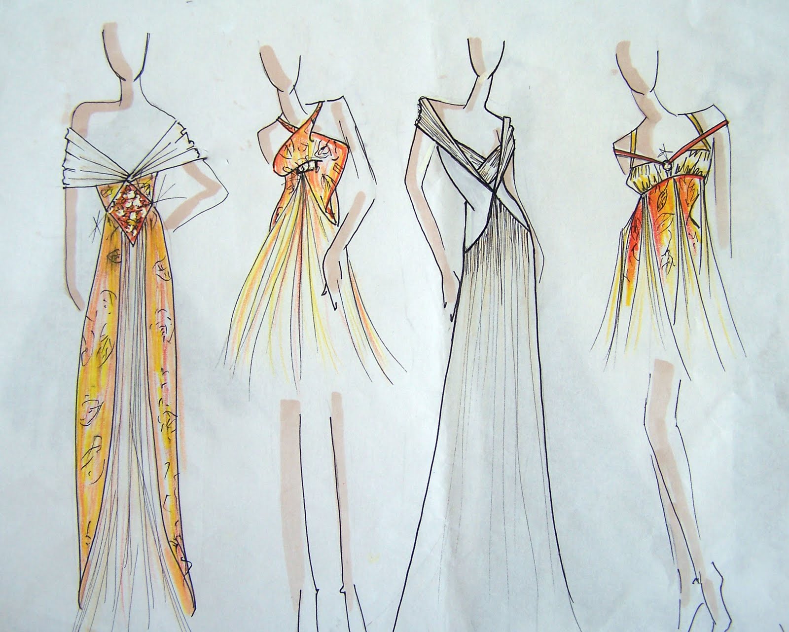 Fashion Sketches: October 2013